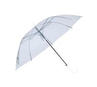 Przydasie Transparenter Regenschirm 93 cm - Automatik Stockschirm für Damen & Herren - Winddicht - Ideal für Hochzeit, Fotoshooting, Streetstyle - Klassisch & Elegant - Klarsicht Schirm