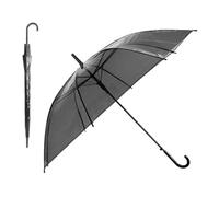 Przydasie Transparenter Regenschirm - Automatik Stockschirm mit 93 cm Durchmesser - Windfest und elegant - Durchsichtiger Hochzeitsschirm für Damen und Herren - Leicht, stabil, stilvoll