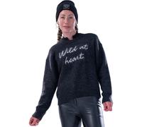 PS of Sweden Pullover Damen Quote Mohair Mix Sweater Holiday 2024 Strickpullover Dark Grey melange XS