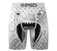 PSD Boxershorts Herren WF White Diamond | 7" Innennaht, versiegelte und atmungsaktive Micromesh-Tasche, Flachnähte, Mikrofaser-Bund (DE/NL/SE/PL, Alphanumerisch, M, Regular)