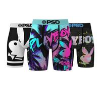 PSD Herren-Boxershorts, Standardlänge, Baumwollunterwäsche, Packung und Einzelpackung, atmungsaktive, feuchtigkeitsableitende Boxershorts für Herren, X-Large