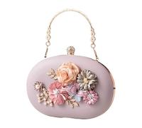 [Psdndeww] geräumige Crossbody-Tasche und Schultertasche und exquisite Abendtasche für Hochzeit und Party, violett