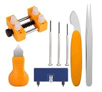 Psdndeww Uhrenreparatur, Edelstahl, verstellbare Rückseite für Gehäuseöffner, Abdeckungsentferner, Schraube für Uhrmacher, Batteriewechsel öffnen