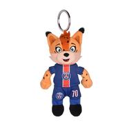 PSG - Schlüsselanhänger Maskottchen Plüsch Germain der Luchs - 15 cm - offizielles Lizenzprodukt - Zubehör Fan Paris Saint-Germain - Geschenkidee Fußball Souvenir Club - Schlüsselanhänger mit