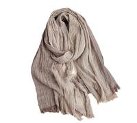 PSNKLMM Baumwolle Leinen Gestreiften Schal for Männer Herbst Winter Patchwork Schals Warme Halstuch Männlichen Zubehör FüR Abendkleid Stola Scarf