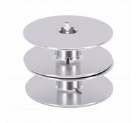 Pssopp 2 Stück Aluminium-Nähspulen, 32 Mm Metall-Aluminium-Spulen für Hochfesten Industriellen Nähmaschinen-Ersatz für Durkopp 1767 767 867 887