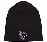 Psychedelic Hippie Styled Good Vibes Only Peace Beanise Hood Unisex Breathable Cap Hat Bequemes Trikot One Size