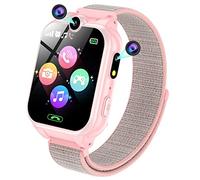 PTHTECHUS Smartwatch Kinder - 1.68'' Uhr Telefon für Mädchen Jungen mit Anruf, SOS, 18 Spiele, Musik, Kamera, Wecker, Taschenlampe, Kinderuhr Telefonieren Smart Watch Kids Geschenk