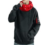 PTLYE Kaisen Jujutsu Cosplay itadori Yuji Hoodie Anime 3D Neuheit Kapuzenpullover Sweatshirt Gojo Satoru Cosplay Kostüm (XL, Rot Schwarz)