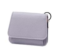 PU Leather Tri Fold Wallet 11cm Compact Credit Card Holder With Coin Pocket | Anti-theft Slim Wallet With ID Window And Zippered Coin Pocket. Perfect For Daily Use, Travel, And Carrying Essentials.