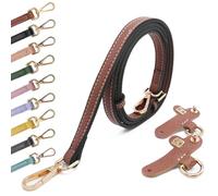 PU Leder Schulterriemen für Minitaschen Taschengurte Braun Terrakotta Tragegurte für Taschen Tragegurt für Longchamp Damen Bag Strap braun