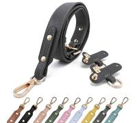 PU Leder Schulterriemen für Minitaschen Taschengurte Terrakotta Tragegurte für Taschen Tragegurt für Longchamp Damen Bag Strap dunkelgrau