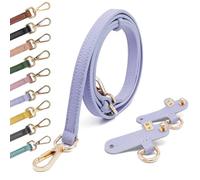 PU Leder Schulterriemen für Minitaschen Taschengurte Terrakotta Tragegurte für Taschen Tragegurt für Longchamp Damen Bag Strap Hellviolett