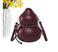 PU-Schultertasche - Schultertasche In Calabash-Form, Klassische Tragetasche | Zeitloser, Lässiger Utensilienhalter Mit Kompaktem Profil, Modische Accessoire-Lösung Für Die Tägliche Reise, Das Studium