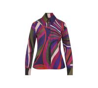 Pucci - Fitted Long-Sleeve Silk Shirt With Abstract Swirl - Größe 42 - bunt