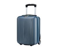 PUCCINI Koffer Paris Hartschalenkoffer Handgepäck Trolley Leicht Reisekoffer mit 2 Rollen S-M-L-XL (Blau, S)