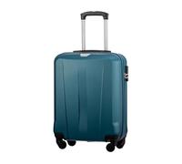 PUCCINI Koffer Paris Hartschalenkoffer Handgepäck Trolley Leicht Reisekoffer mit 4 Rollen S-M-L-XL (Grün, M)
