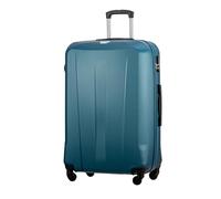 PUCCINI Koffer Paris Hartschalenkoffer Trolley Leicht Reisekoffer mit 4 Rollen S-M-L-XL (Grün, XL)