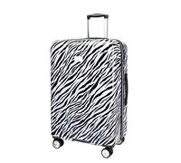Puccini Koffer Reisekoffer Hartschalen Trolly Beautycase Beverly Hills (Zebra 10, Set: Groß + Mittelgroß + Kabinenkoffer)