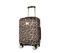 Puccini Koffer Reisekoffer Hartschalen Trolly Beverly Hills (Leopard Beige 6, Kabinenkoffer)