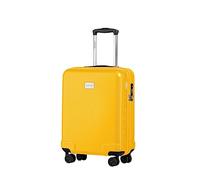 PUCCINI Polycarbonat Koffer Panama Hartschalenkoffer Handgepäck Trolley Leicht Reisekoffer mit Zwillingsrollen TSA-Kombinationsschloss M-L-XL (Gelb, M)