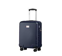 PUCCINI Polycarbonat Koffer Panama Hartschalenkoffer Handgepäck Trolley Leicht Reisekoffer mit Zwillingsrollen TSA-Kombinationsschloss M-L-XL (Dunkelblau, M)