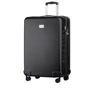 PUCCINI Polycarbonat Koffer Panama Hartschalenkoffer Trolley Leicht Reisekoffer mit Zwillingsrollen TSA-Kombinationsschloss M-L-XL (Anthrazit, XL)