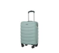 PUCCINI Polycarbonat Koffer Valencia Hartschalenkoffer Handgepäck Trolley Leicht Reisekoffer mit Zwillingsrollen M-L-XL (Grün, M)