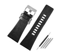 PUCHEN 22 mm, 24 mm, 26 mm, 27 mm, 28 mm, 30 mm, 32 mm, schwarzes, braunes Lederarmband für Herrenuhren,27mm