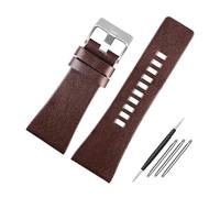 PUCHEN 22 mm, 24 mm, 26 mm, 27 mm, 28 mm, 30 mm, 32 mm, schwarzes, braunes Lederarmband für Herrenuhren,28mm