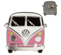 Puckator Anstecknadel zum Sammeln, VW T1, Bus Bus Kombi, Rosa