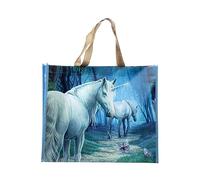 Puckator Einkaufstasche Shopper Einhorn Wanderung, Maße ohne Griffe (H X B X T) 33 x 40 x 16 cm; pflegeleicht und strapazierfähig, nachhaltige Alternative zur Plastiktüte, vielfach wiederverwendbar