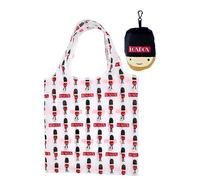 Puckator Faltbare London Guardsman, Polyester, gemischt, Beutel: 13 x 9 x 1 cm, Höhe 55 cm, Breite 38 cm, Tiefe 0,1 cm