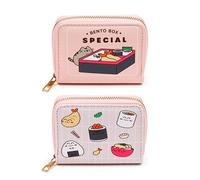Puckator Pusheen The Cat Sushi Club Geldbörse mit umlaufendem Reißverschluss, kleine Geldbörse für Damen - Damen - Geldbörse für Damen - Münztasche für Herren - Kartenhalter - kleine Geldtasche