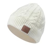 Puersit Bluetooth Beanie Mütze Kopfhörer Waschbare Freizeit Strickmütze Headset Geeignet für Outdoor-Sportarten Einzigartige Geschenke für Weihnachts, Geburtstag