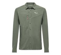 Puez L/S Shirt M - Leichtes, atmungsaktives Trekking-LangarmShirt für Herren - Salewa 5A50-faded green 48/M