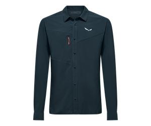 Puez L/S Shirt M - Leichtes, atmungsaktives Trekking-LangarmShirt für Herren - Salewa 5A50-faded green 54/XXL