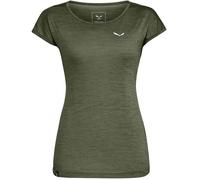 PUEZ MELANGE DRY W S/S TEE DARK OLIVE MELANGE 42 DARK OLIVE MELANGE