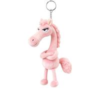 Pufei Cute Animal Key Ring Decor Multi-Purpose Lovely Arrogance Horses Keychain Doll Lucky Horse Pendant for Backpack Decorations