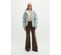 Puffer-Daunenjacke mit Kapuze regular grau 36