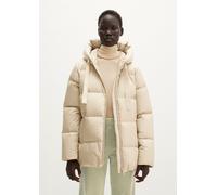 Puffer-Daunenjacke mit Kapuze regular beige 36