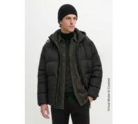 Marc O'Polo Herren Winterjacke - Short Puffer Jacket, Daunenjacke, abnehmbare Kapuze, wasserabweisend Schwarz / L L Schwarz