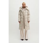Puffer-Daunenmantel mit Kapuze regular beige 32