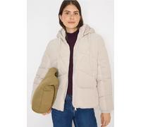 Cecil Damen Puffer Jacke mit Cord-Mix in Weiß, Gr: XL