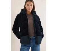 Cecil Damen Puffer Jacke mit Cord-Mix in Blau, Gr: XL
