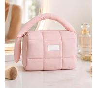 Puffy Make-up-Tasche, Reise-Kulturbeutel, mit Griffen, großes | Nass- und Trockenfächer, leichte Reiseaufbewahrung, Make-up-Tasche, Geldbörse, Medikamententasche, Mädchen-Geschenk
