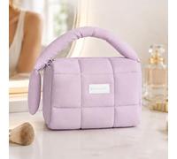 Puffy Make-up-Tasche, Reise-Kulturbeutel, mit Griffen, großes | Nass- und Trockenfächer, leichte Reiseaufbewahrung, Make-up-Tasche, Geldbörse, Medikamententasche, Mädchen-Geschenk