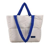 Puffy Shoulder Tote Bag - 35 Cm Gesteppte Puffer-Handtasche, Trendige, Lässige Gepolsterte Tasche, Reißverschlussfach | Geräumige Tragetasche Für Laptop, Bücher, Schal, Mütze, Reisen, Arbeit, College,