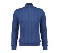 Gant Cotton Cable Half Zip Blue Horizon Blau XL