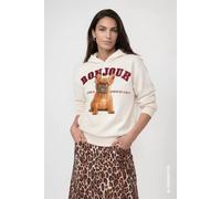 monari - Sweatshirt mit Kapuze antique white - Gr. - 34